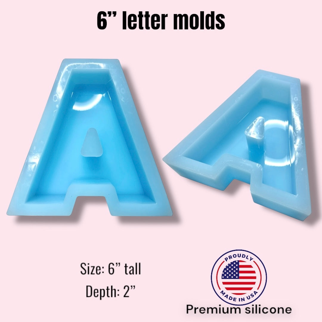 6” Letter Molds – AaJMolds