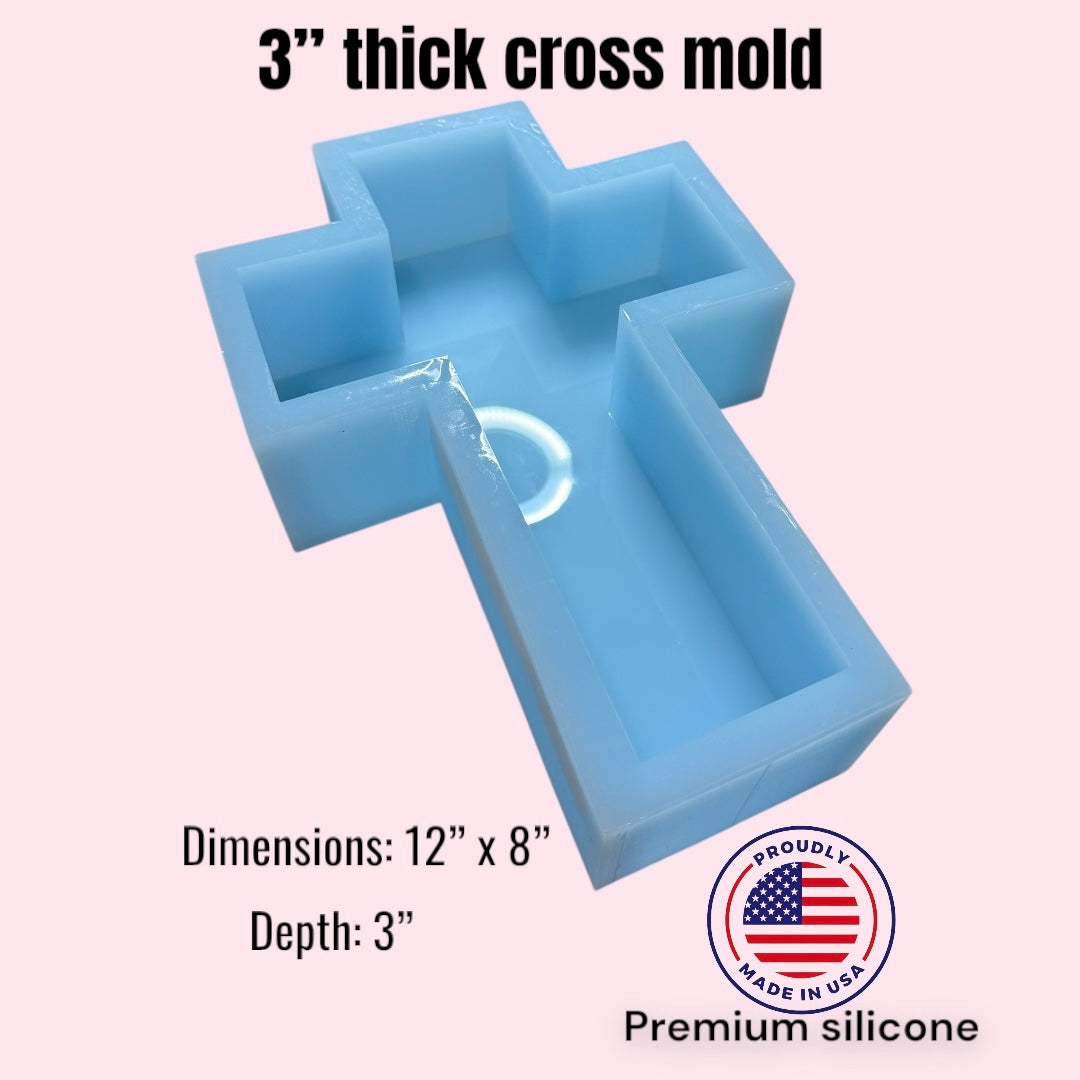 3” Thick Cross Mold – AaJMolds