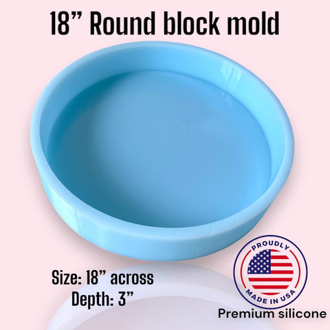 18" round block mold