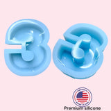 6” number molds