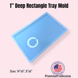 1” Deep Rectangle Tray Mold