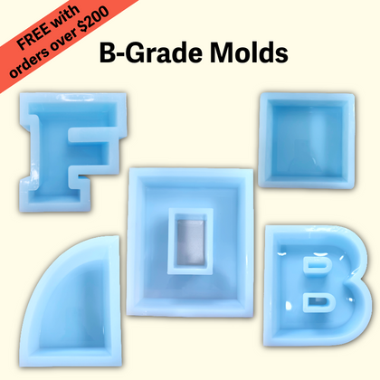 FREE B- Grade Molds for Orders over $200