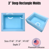 3” Deep Rectangle Block Mold