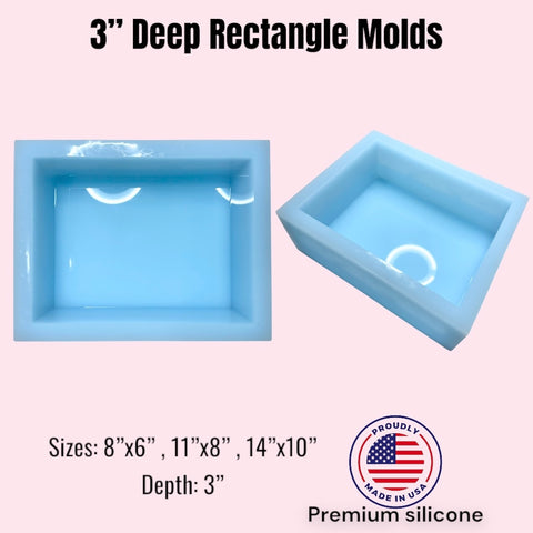 3” Deep Rectangle Block Mold