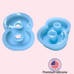 6” number molds