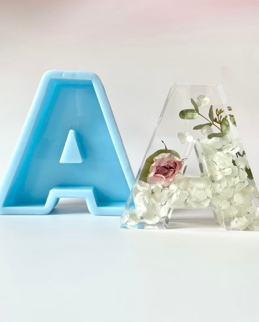 6 inch Big Letter Mold Lamp Mould 26 Letter Silicone Mold Large Letters  Crystal giant Alphabet Resin Jumbo Letter Epoxy