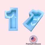 6” number molds