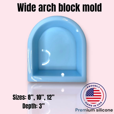 IMPERFECT 3" Deep Wide Arch Block Mold