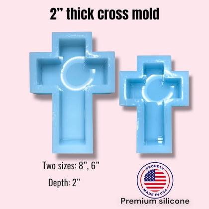 2” thick cross mold