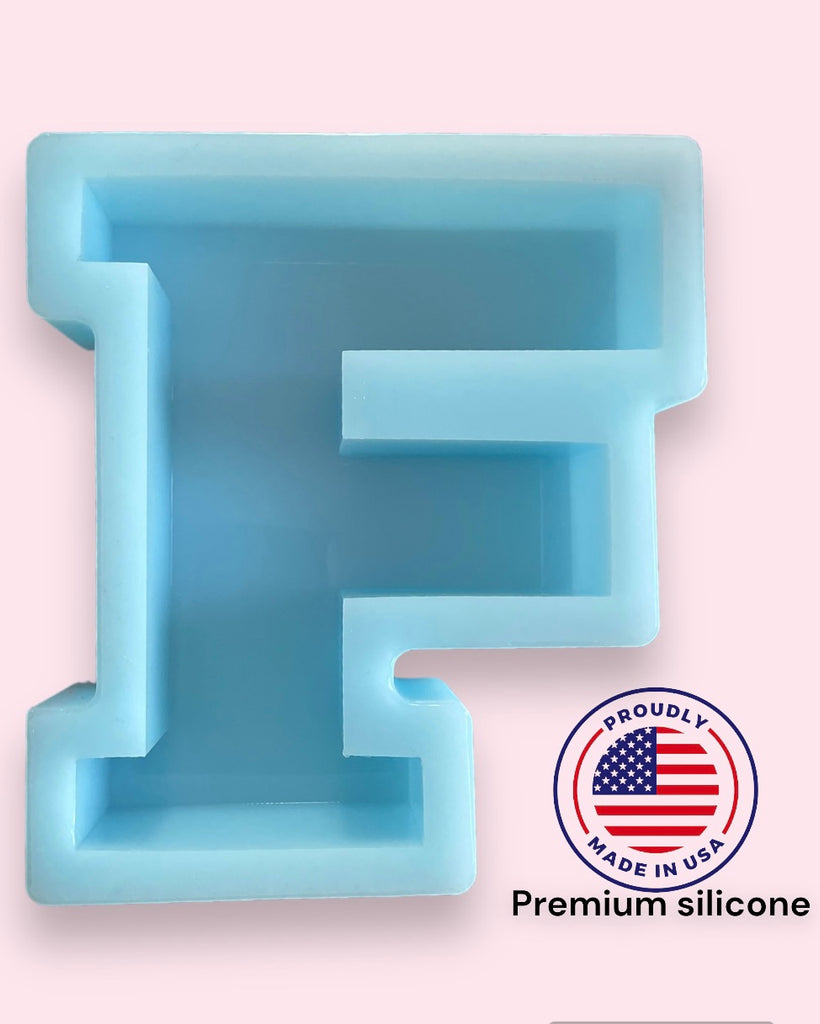 1pcs Alphabet Mould Large Size Not Easy To Break Silicone Letter A To Z 3d  Mold Decoration For Party Decoration-size:a