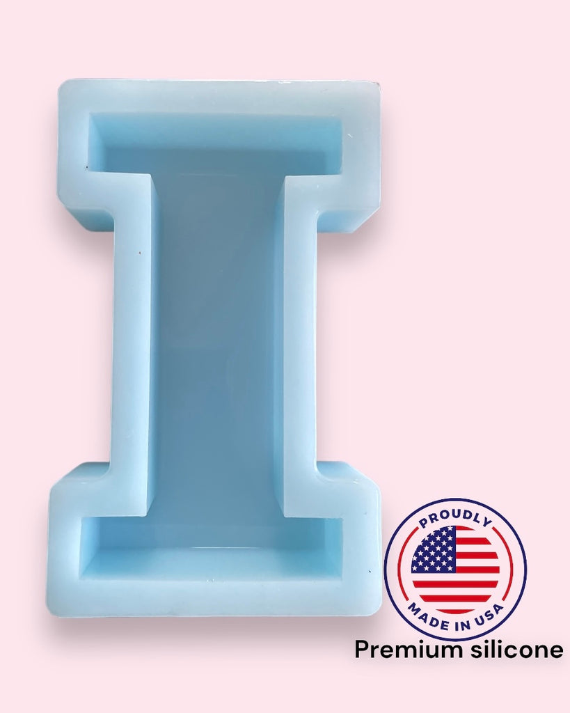 6 inches Large Letter Silicone Mold, Alphabet Resin Mold – WeNana