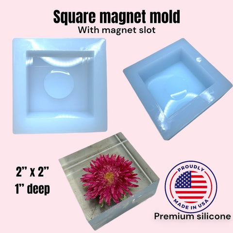 2” Square Magnet Mold