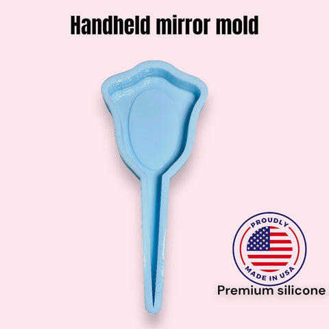 Handheld mirror mold