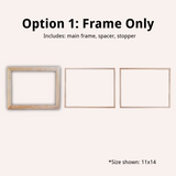 11x14 Maple Frame