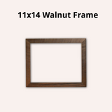 11x14 Walnut Frame