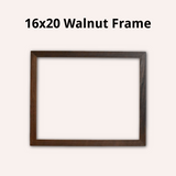 16x20 Walnut Frame