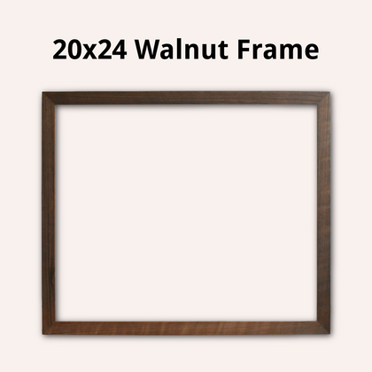 20x24 Walnut Frame