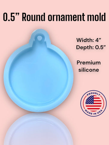 0.5” round ornament mold