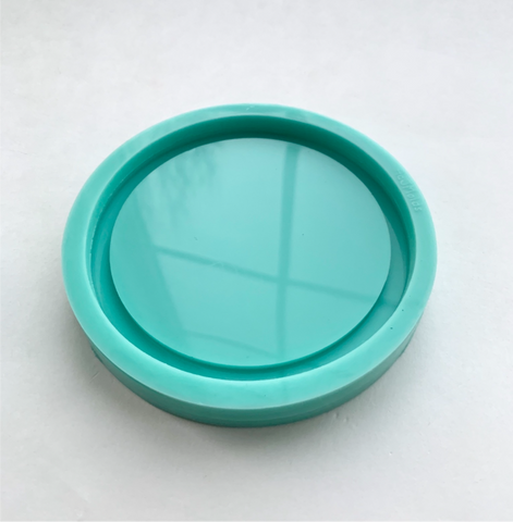 IMPERFECT Plain circle coaster with a lip mold
