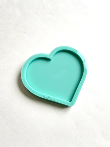 Heart coaster mold