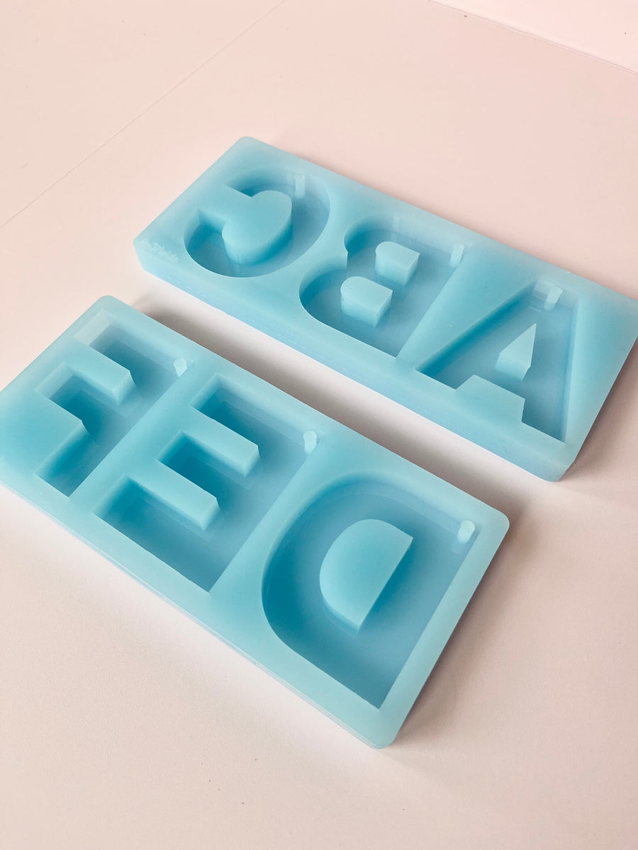 Letter with a hole mold – AaJMolds