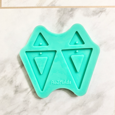 Earring Mold - Triangle and Hollow Triangle