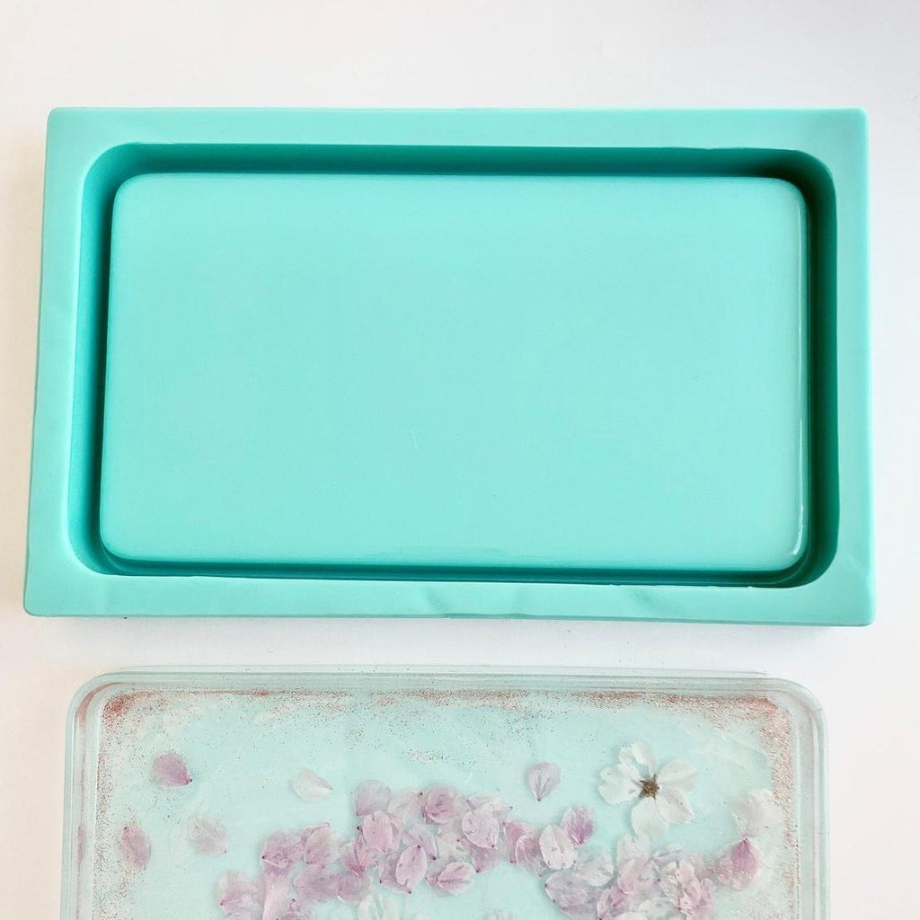 Rectangular Tray Silicone Mold for Resin // Rolling Tray Mold